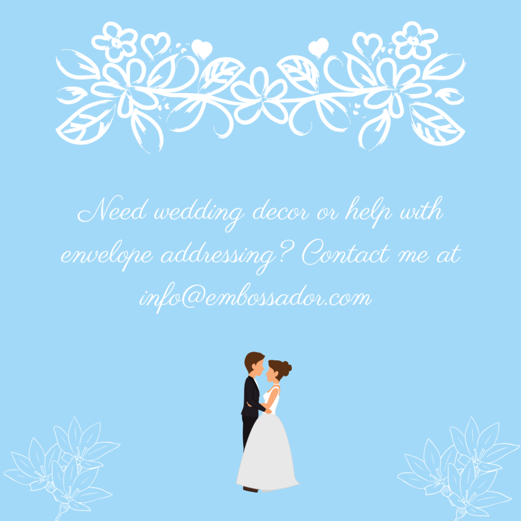 Wedding Calligraphy Graphic